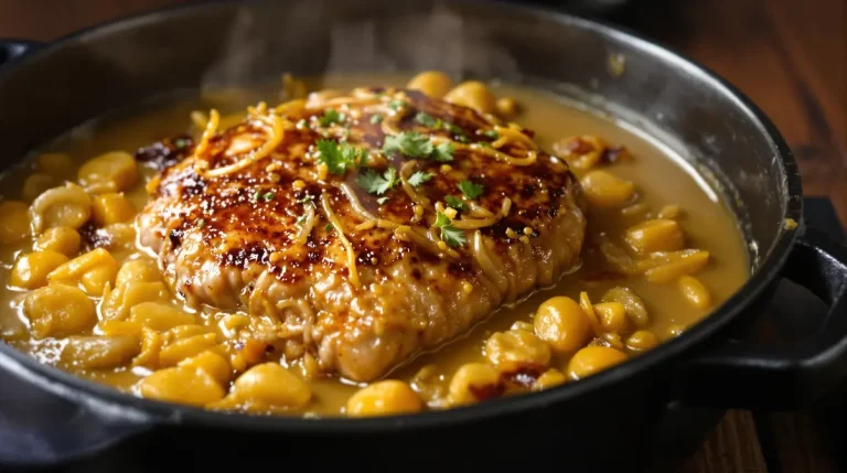 Ce rôti de porc cuit dans le lait est si fondant qu’il se coupe à la cuillère