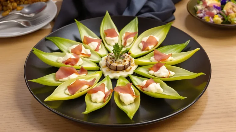 Petites barquettes d’endive au jambon : mon apéritif ultra express prêt en 10 minutes Petites barquettes d’endive au jambon : mon apéritif ultra express prêt en 10 minutes
