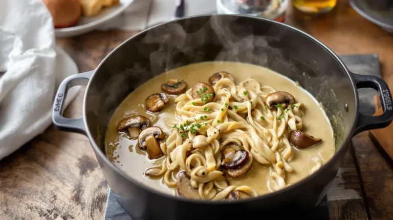 Filet mignon aux champignons et moutarde : fondant, crémeux, prêt en 30 minutes sans effort