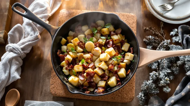 « Je la prépare en 10 minutes pour toute la famille » : ma poêlée de poireaux, pommes et lardons ultra simple « Je la prépare en 10 minutes pour toute la famille » : ma poêlée de poireaux, pommes et lardons ultra simple