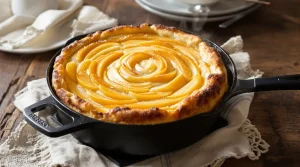 Je prépare ce gâteau aux pommes à la poêle : ultra simple, rapide, sans four et terriblement réconfortant