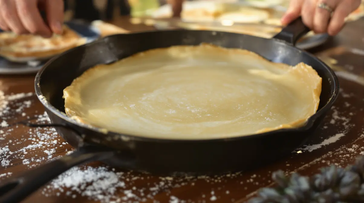 Pâte à crêpes de Christophe Michalak : le secret d'une recette ultra-légère, express sans repos et avec peu d’œufs Pâte à crêpes de Christophe Michalak : le secret d'une recette ultra-légère, express sans repos et avec peu d’œufs